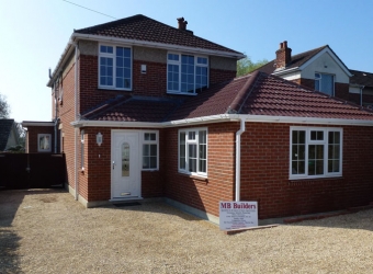 House extension by MB Builders, Gosport, Hampshire