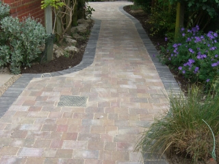 Garden paving by MB Builders, Gosport, Hampshire