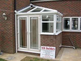 Small conservatory build by MB Builders, Gosport, Hampshire